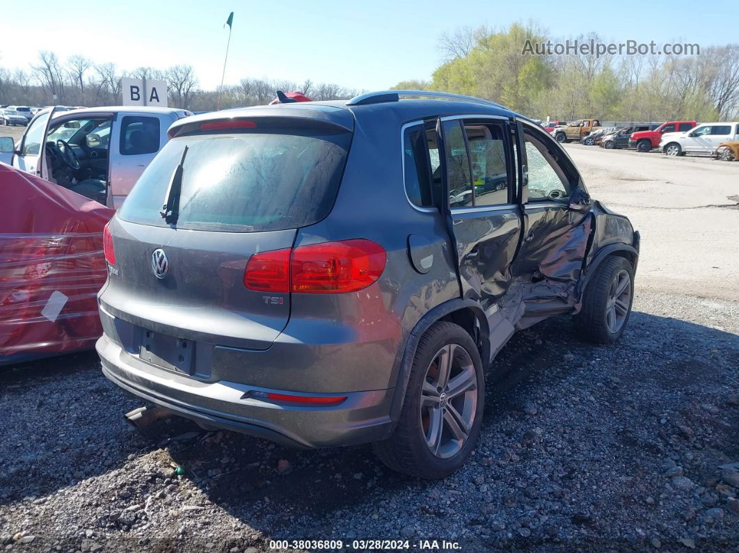 2017 Volkswagen Tiguan 2.0t Sport Gray vin: WVGTV7AX4HK014529