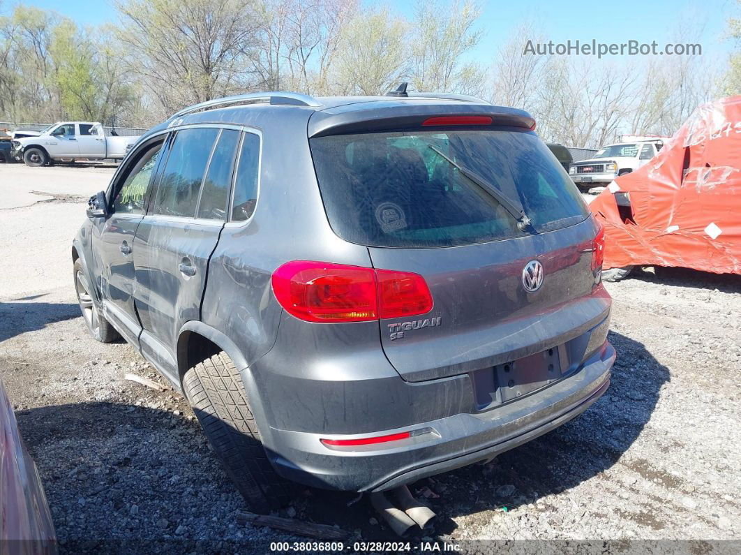 2017 Volkswagen Tiguan 2.0t Sport Gray vin: WVGTV7AX4HK014529