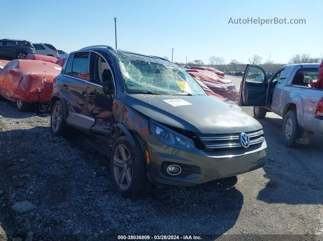 2017 Volkswagen Tiguan 2.0t Sport Gray vin: WVGTV7AX4HK014529