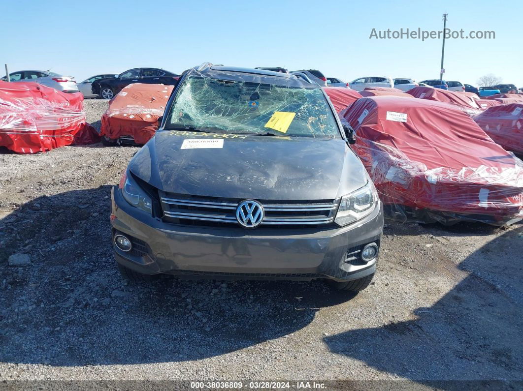 2017 Volkswagen Tiguan 2.0t Sport Gray vin: WVGTV7AX4HK014529