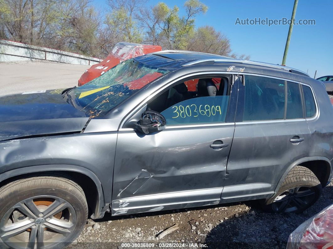 2017 Volkswagen Tiguan 2.0t Sport Gray vin: WVGTV7AX4HK014529