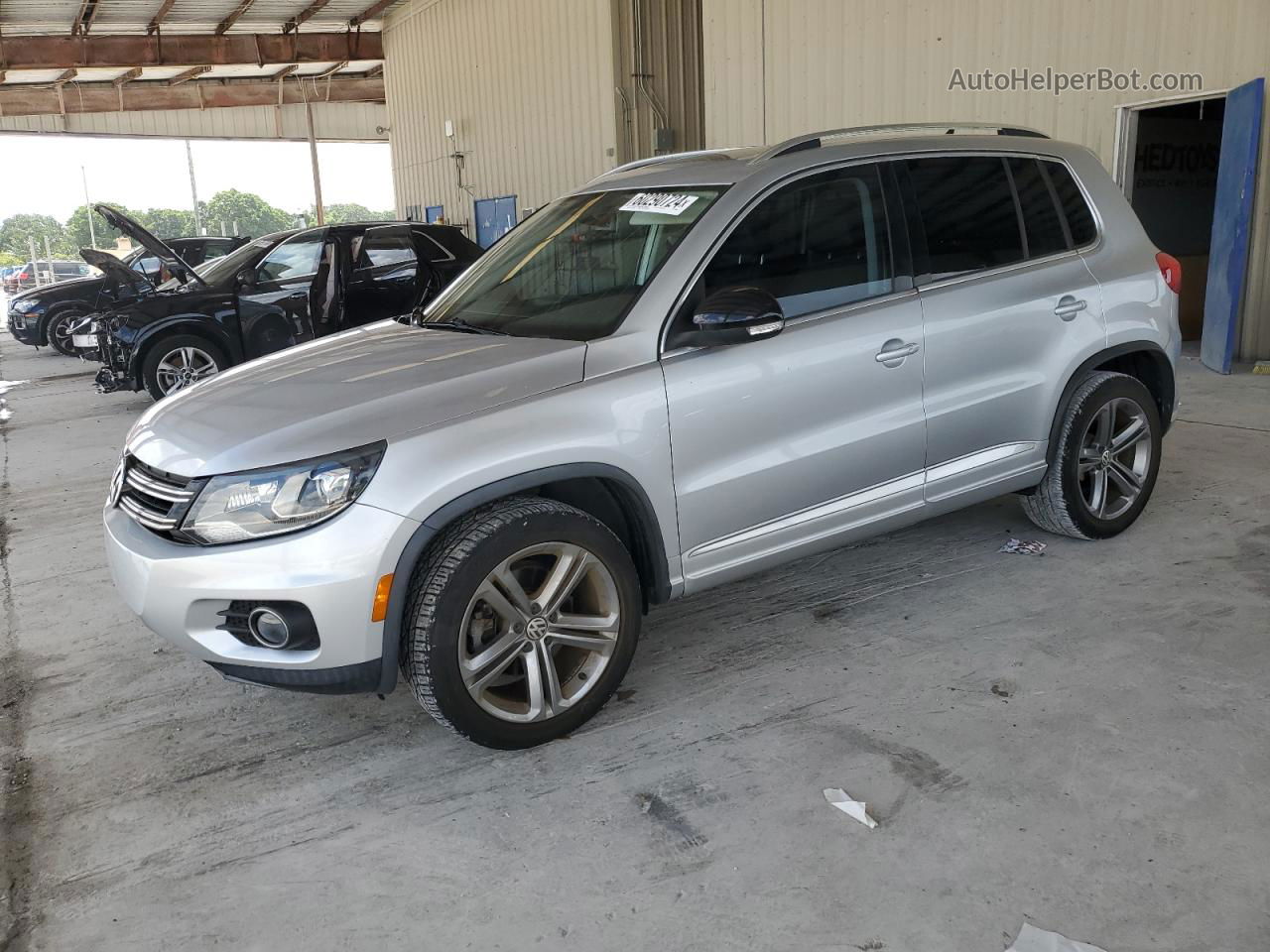 2017 Volkswagen Tiguan Sport Silver vin: WVGTV7AX5HK041688