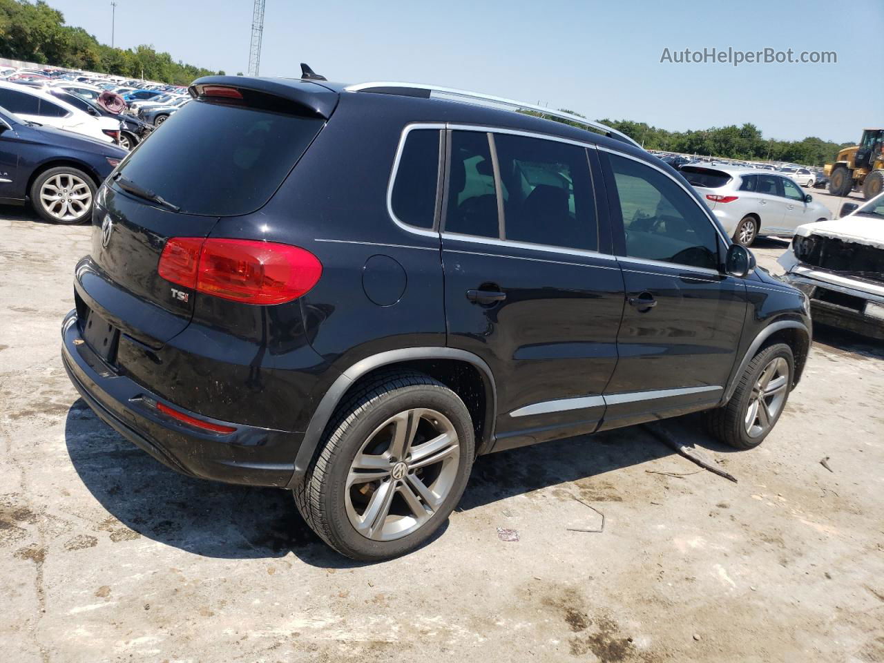 2017 Volkswagen Tiguan Sport Черный vin: WVGTV7AX9HK007642