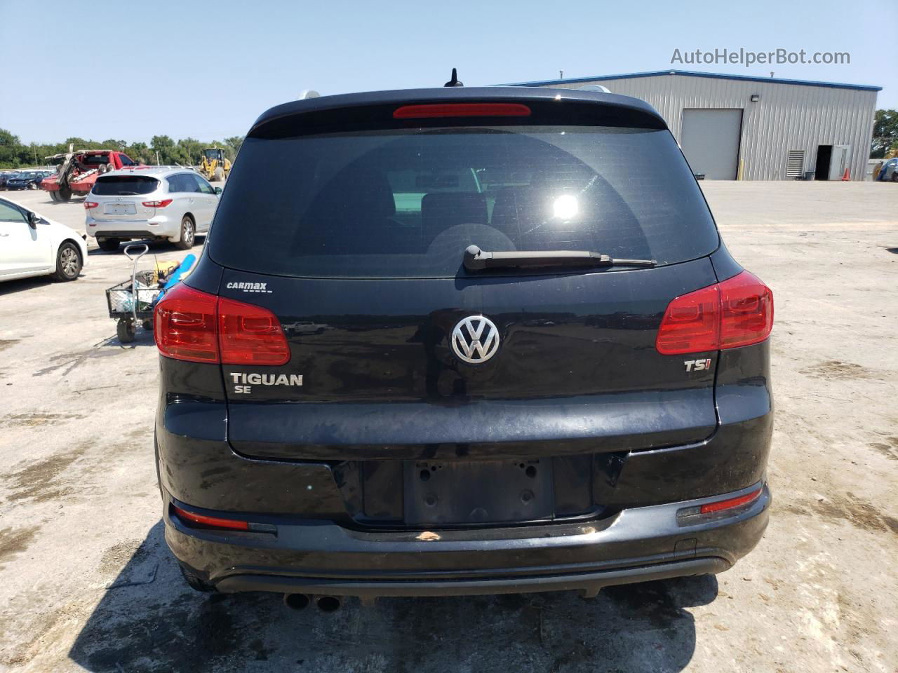 2017 Volkswagen Tiguan Sport Black vin: WVGTV7AX9HK007642