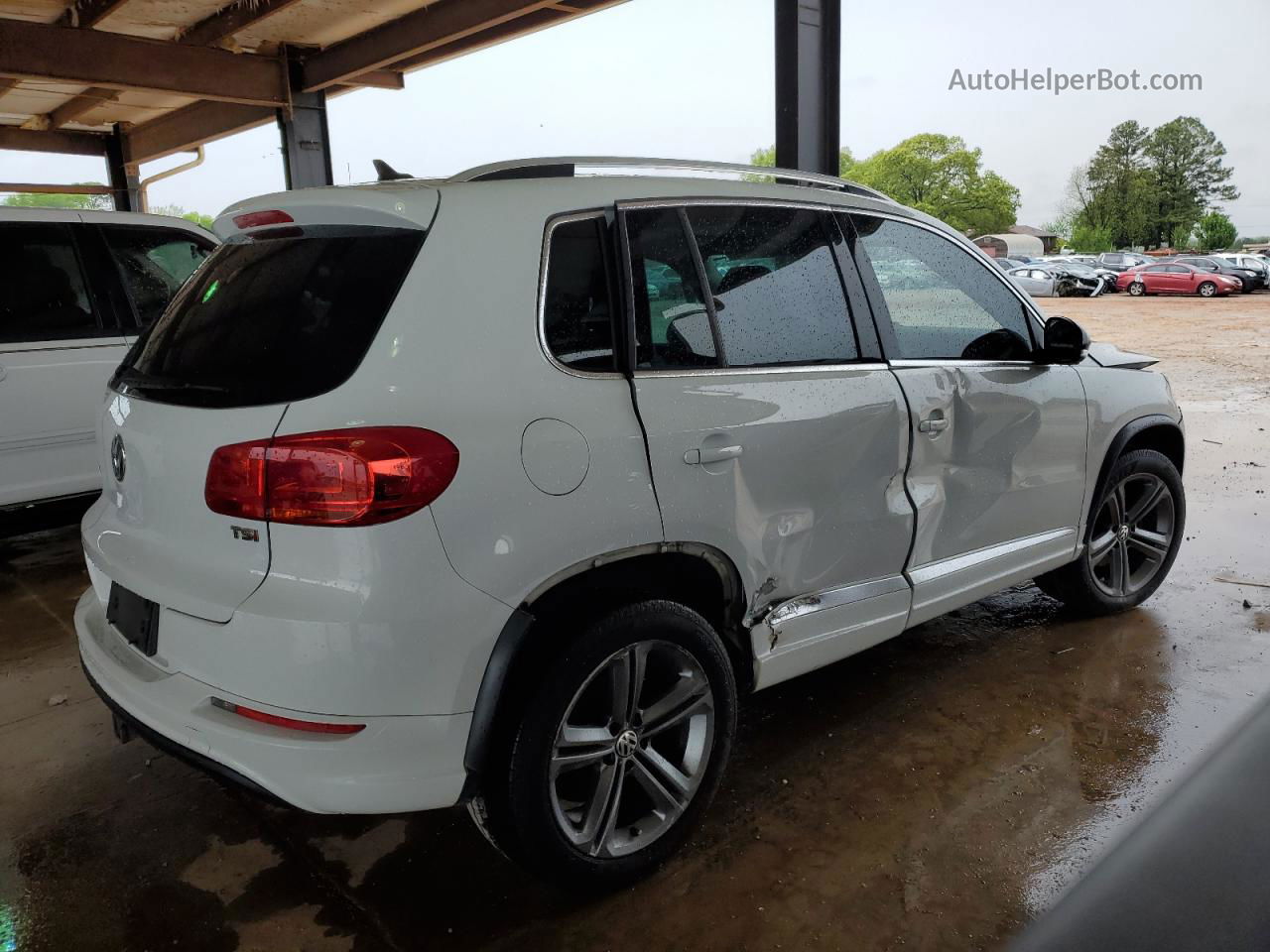 2017 Volkswagen Tiguan Sport White vin: WVGTV7AX9HW511259