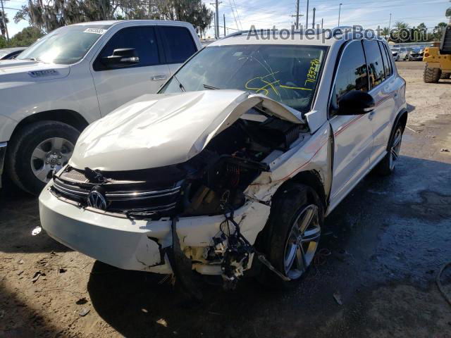 2017 Volkswagen Tiguan Sport White vin: WVGTV7AXXHK020903