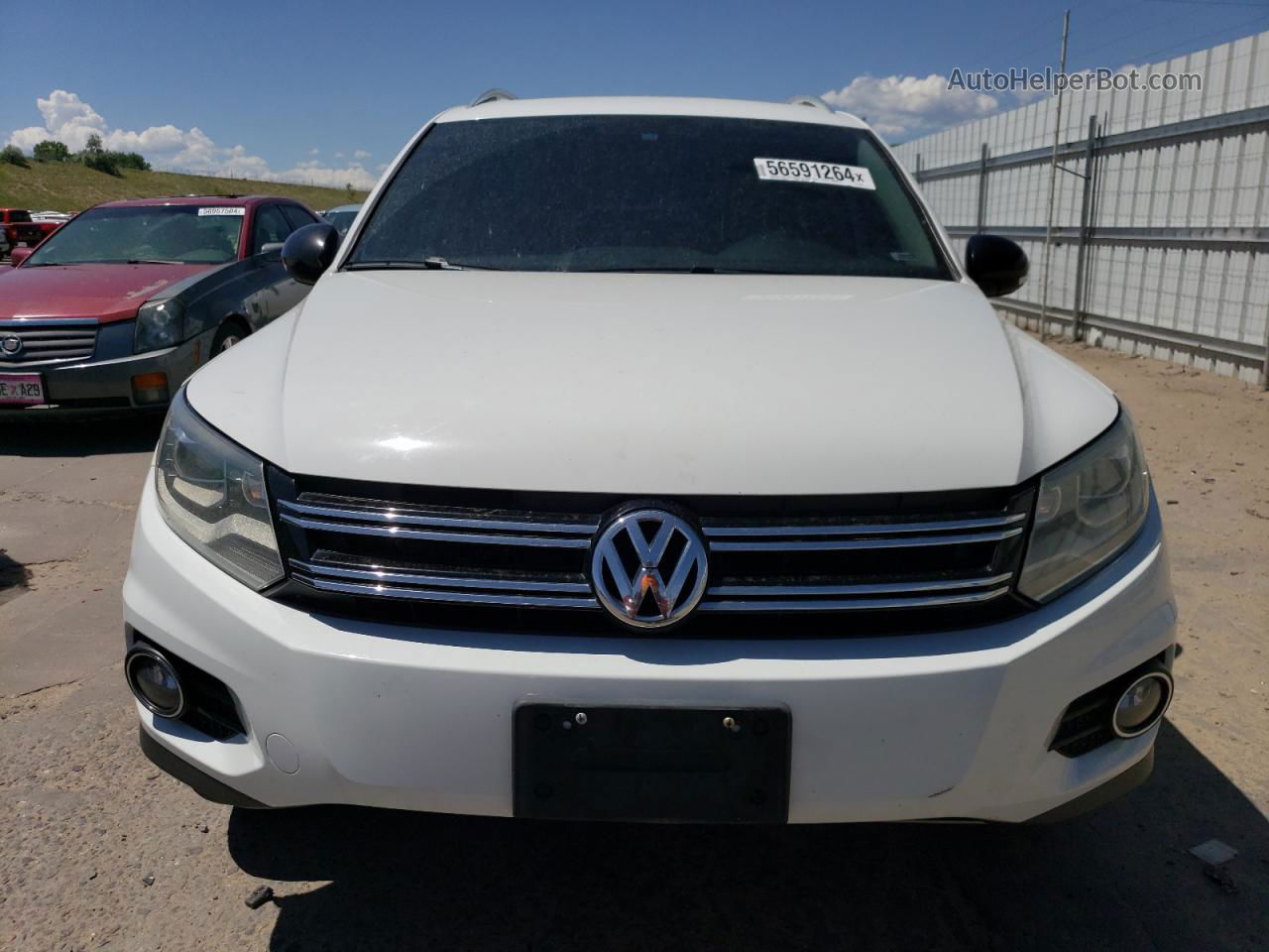 2017 Volkswagen Tiguan Sport White vin: WVGUV7AX3HK008497