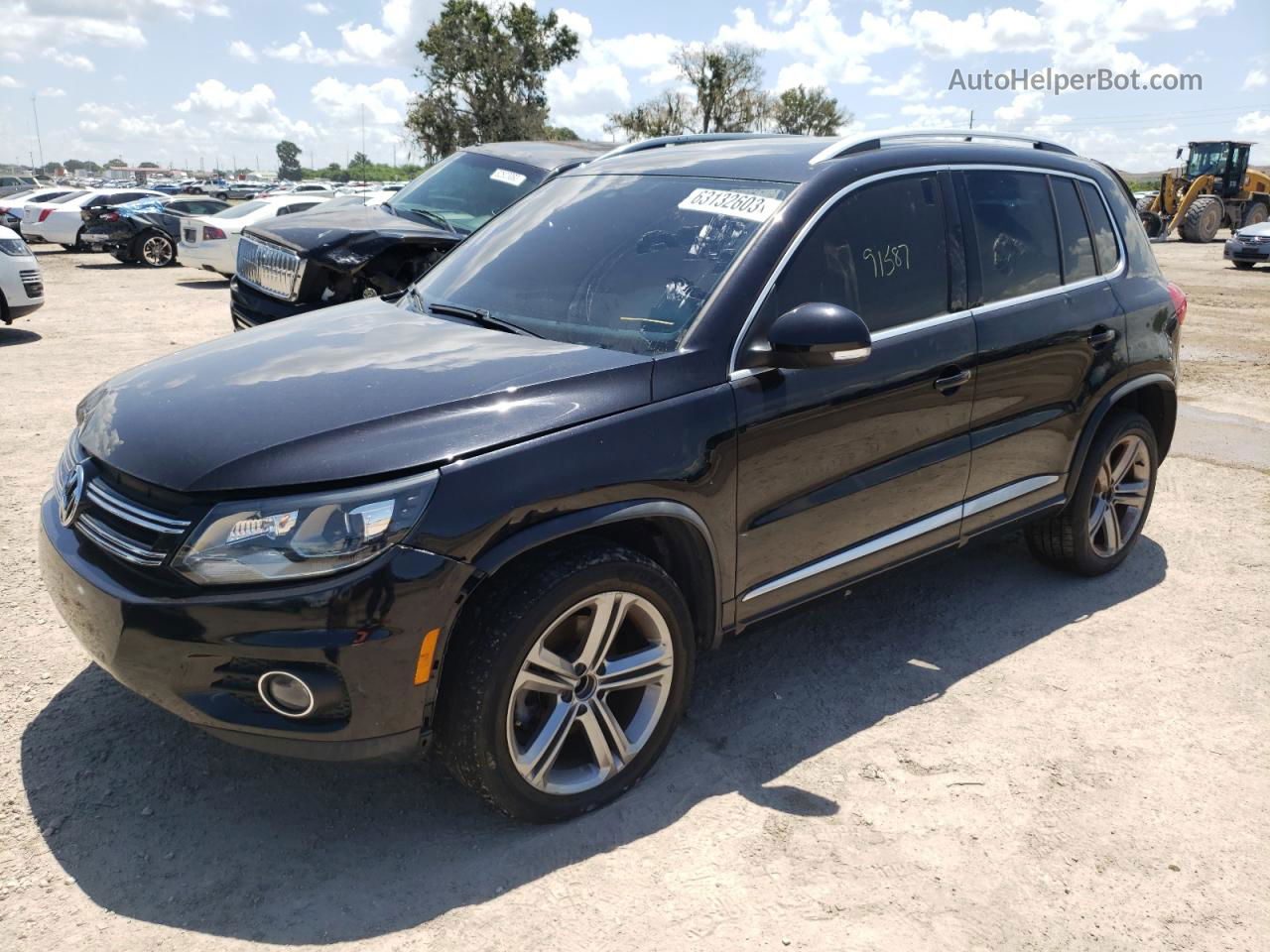 2017 Volkswagen Tiguan Sport Black vin: WVGUV7AX8HK010858