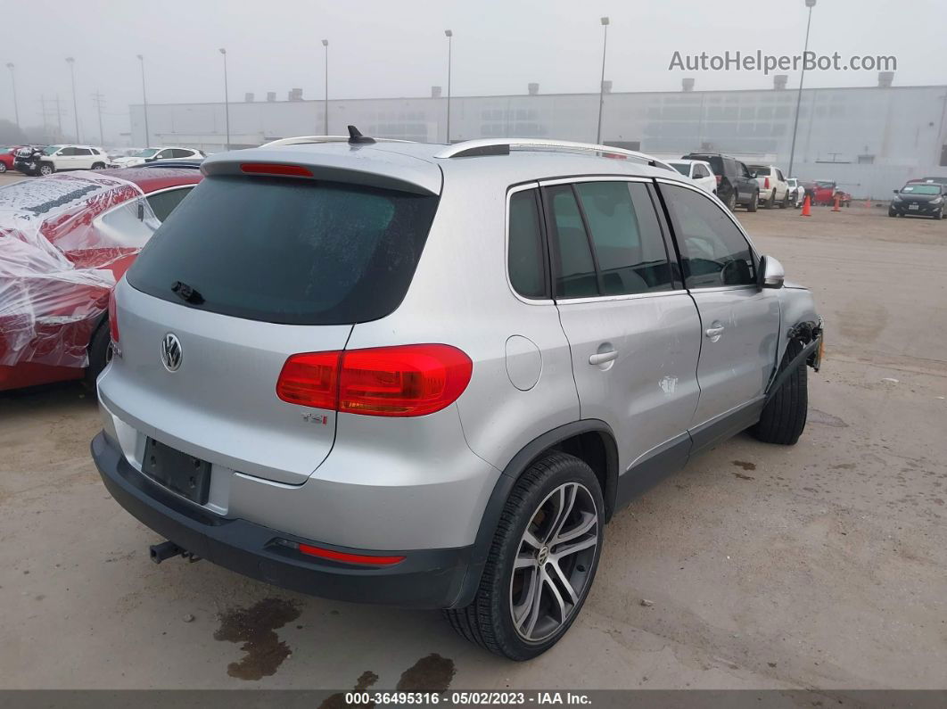 2017 Volkswagen Tiguan Sel Silver vin: WVGVV7AXXHK022031