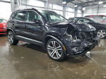 2017 Volkswagen Tiguan Sel Черный vin: WVGWV7AX9HW508049