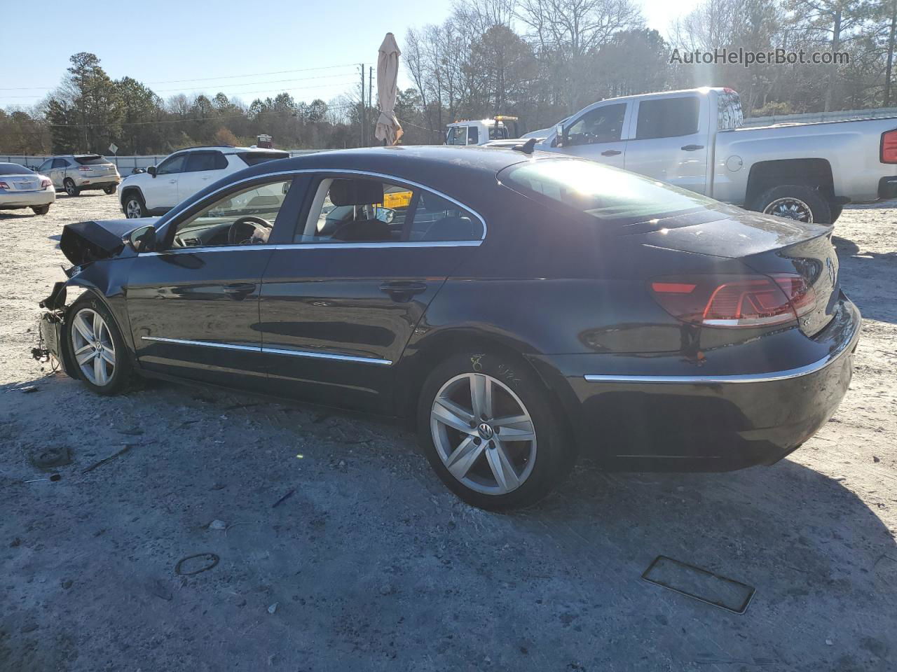 2014 Volkswagen Cc Sport Черный vin: WVWAN7AN0EE526874