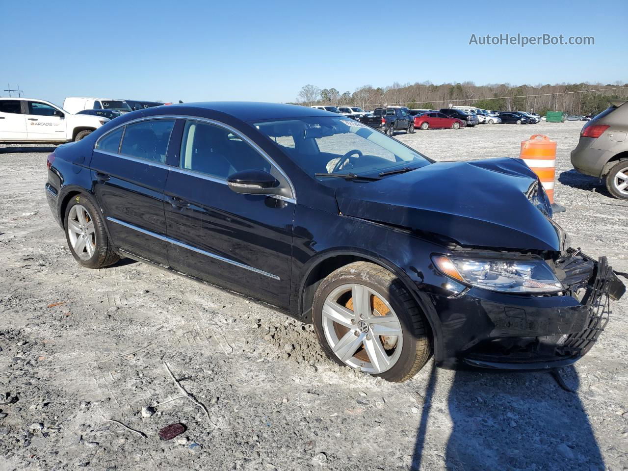 2014 Volkswagen Cc Sport Black vin: WVWAN7AN0EE526874