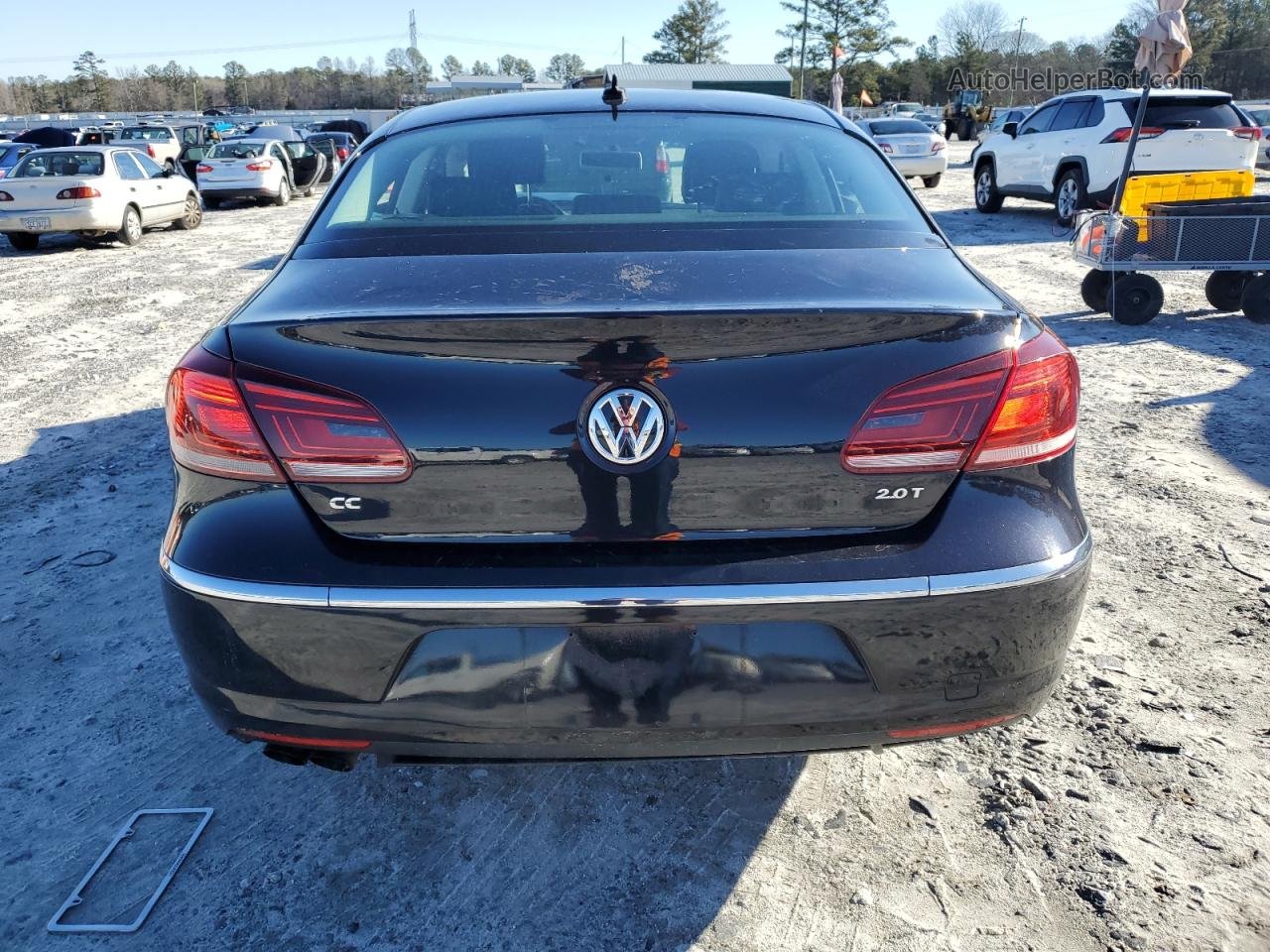 2014 Volkswagen Cc Sport Black vin: WVWAN7AN0EE526874