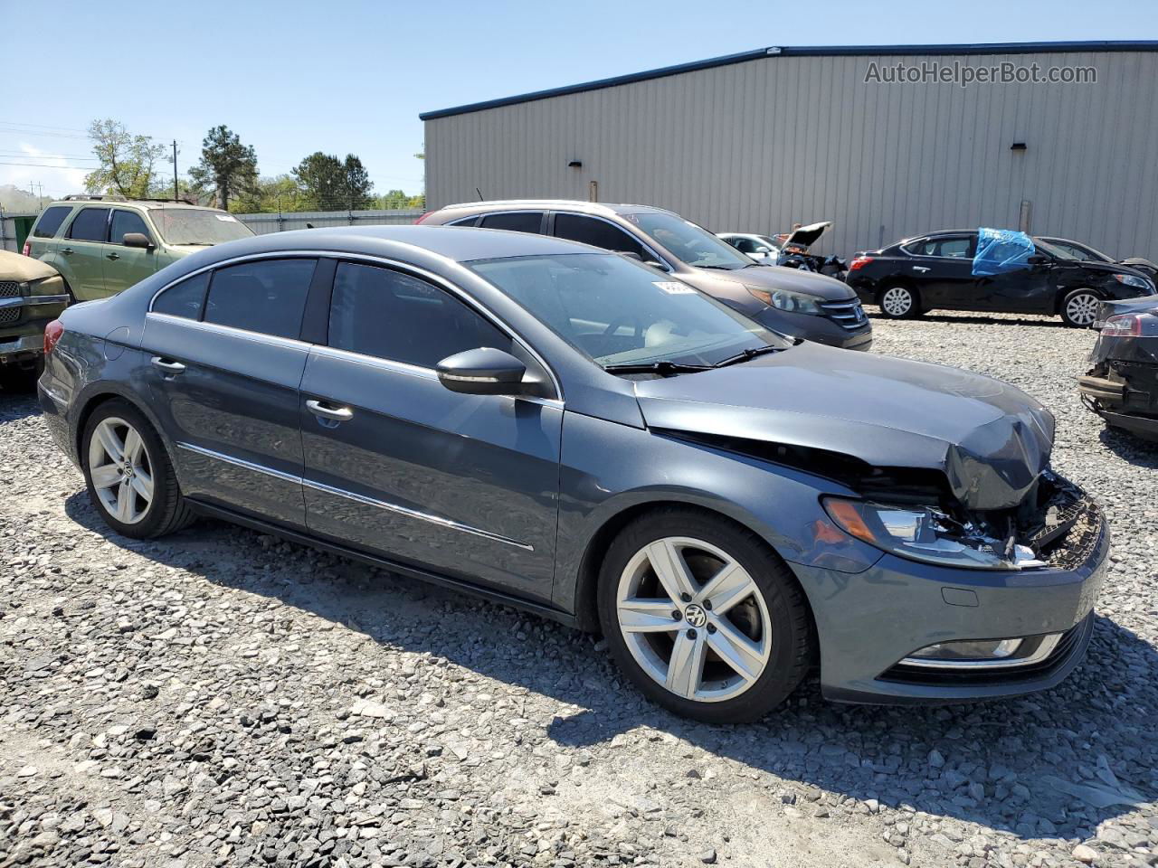 2013 Volkswagen Cc Sport Charcoal vin: WVWAN7AN2DE548373