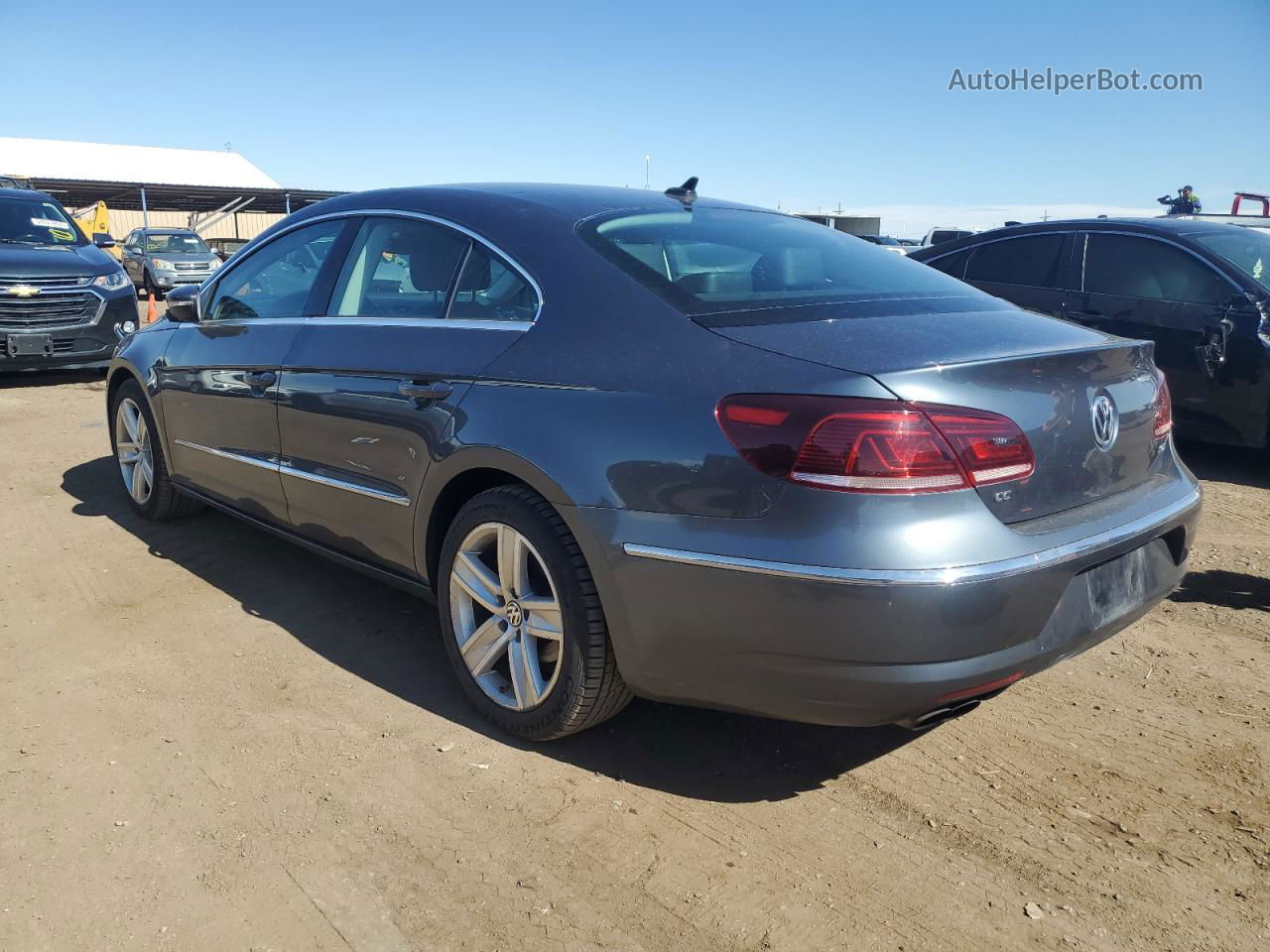 2013 Volkswagen Cc Sport Gray vin: WVWAP7AN0DE506407