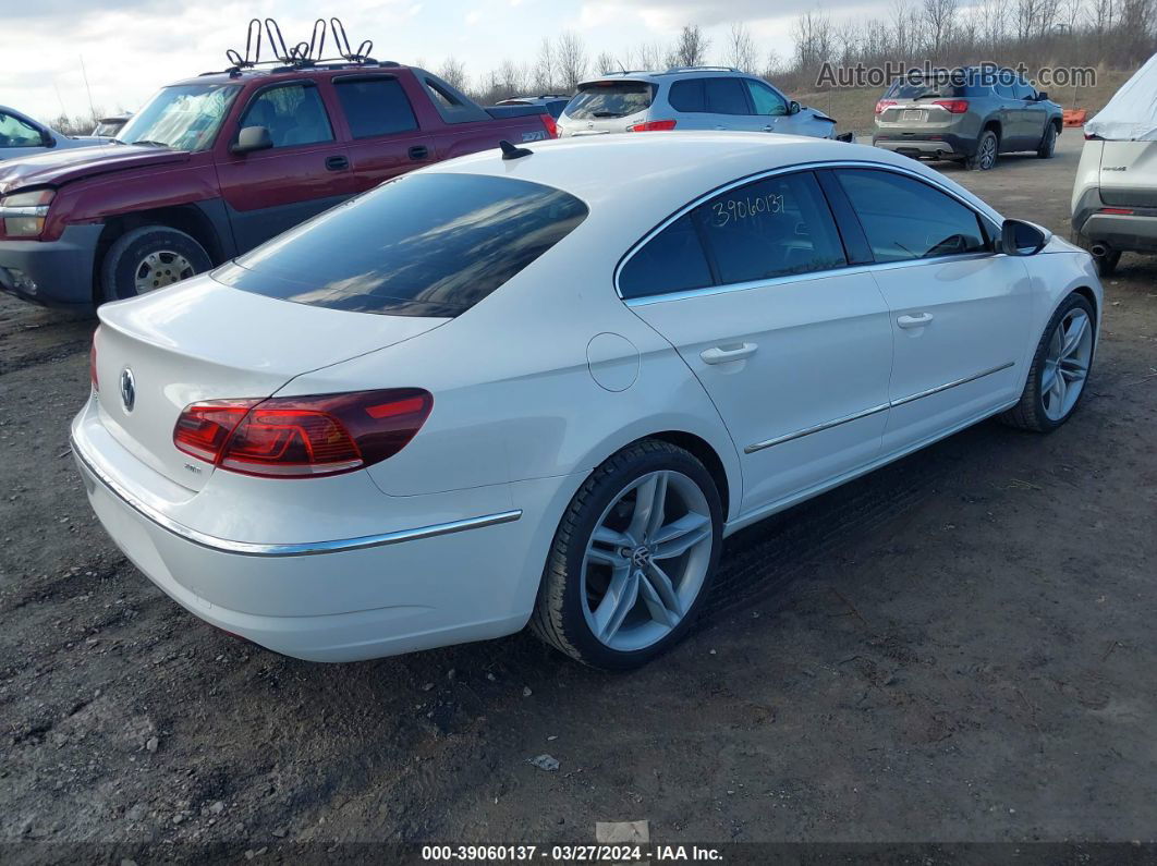 2014 Volkswagen Cc 2.0t Sport White vin: WVWAP7AN0EE505937