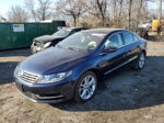 2016 Volkswagen Cc Base Blue vin: WVWAP7AN3GE517812