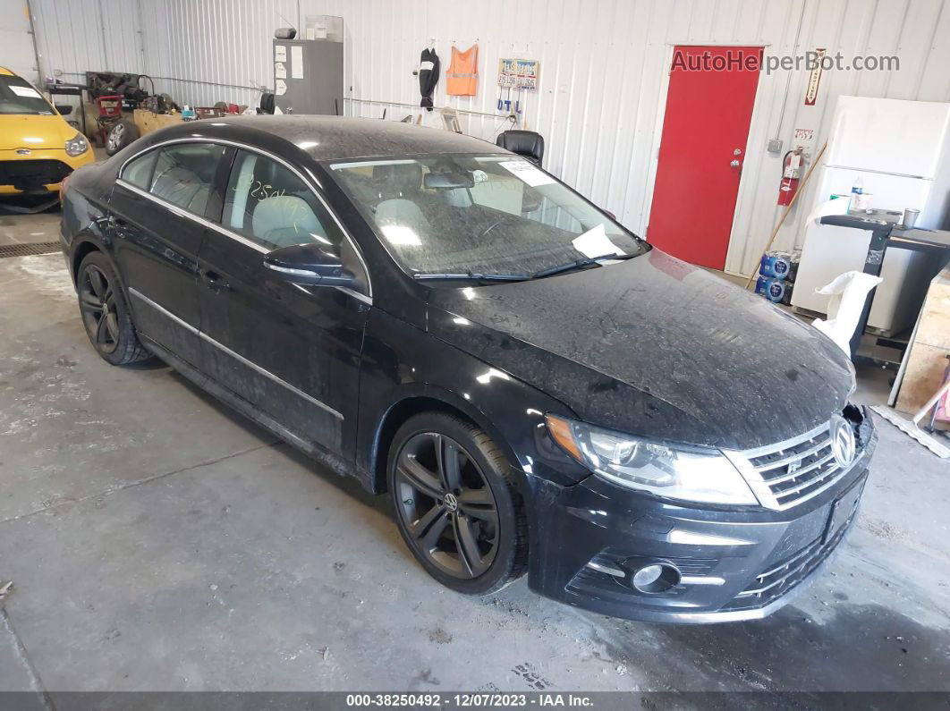 2014 Volkswagen Cc 2.0t R-line Black vin: WVWAP7AN4EE529206