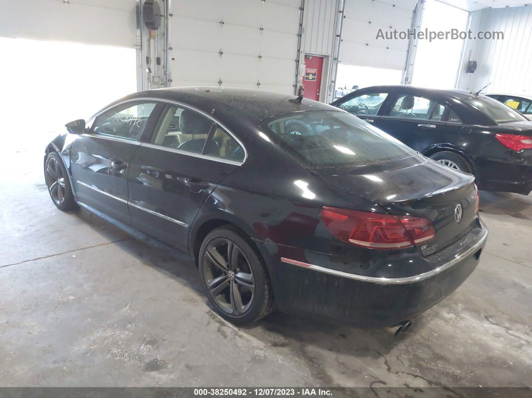 2014 Volkswagen Cc 2.0t R-line Black vin: WVWAP7AN4EE529206