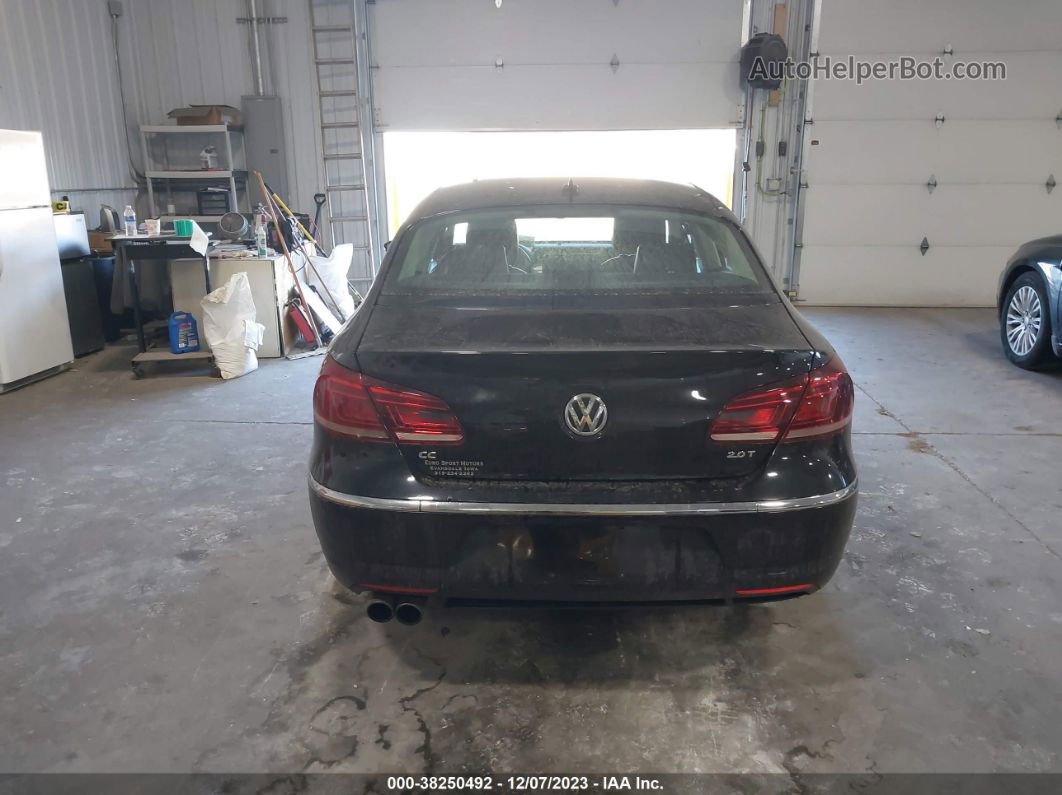 2014 Volkswagen Cc 2.0t R-line Black vin: WVWAP7AN4EE529206