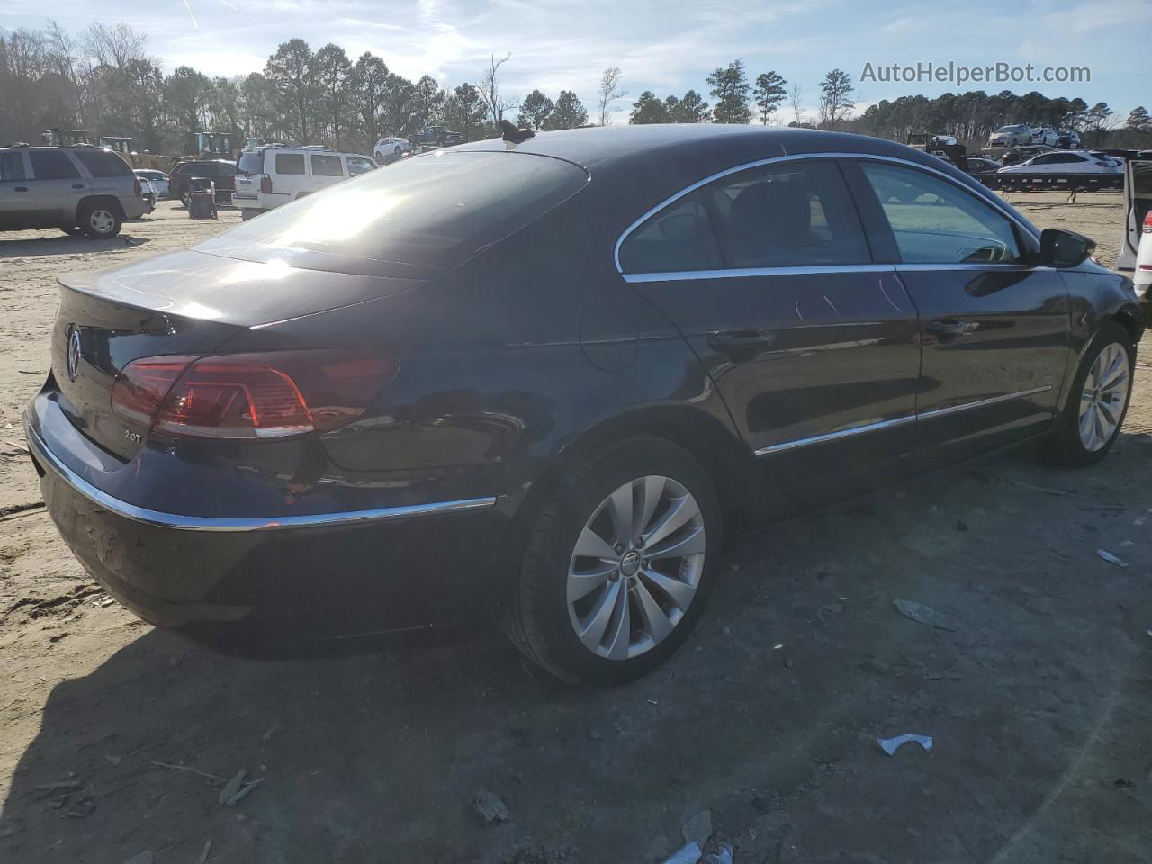 2014 Volkswagen Cc Sport Black vin: WVWAP7AN4EE538990