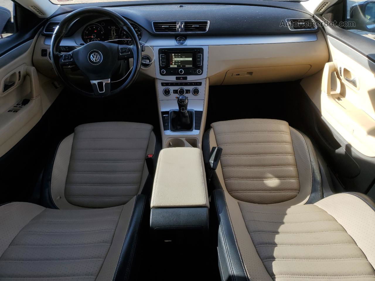 2014 Volkswagen Cc Sport Черный vin: WVWAP7AN4EE538990