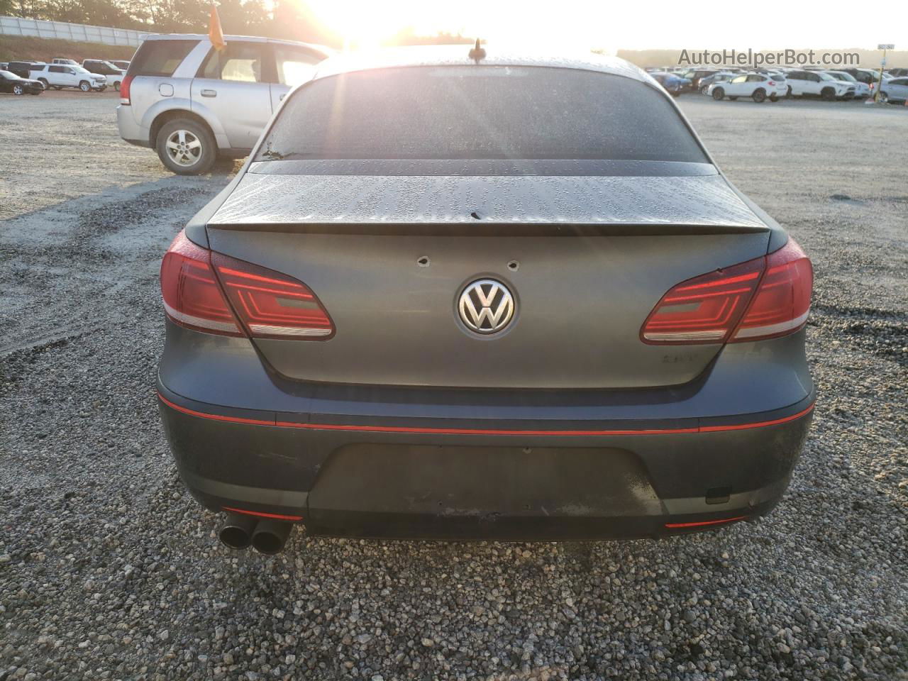 2013 Volkswagen Cc Sport Gray vin: WVWAP7AN6DE559080