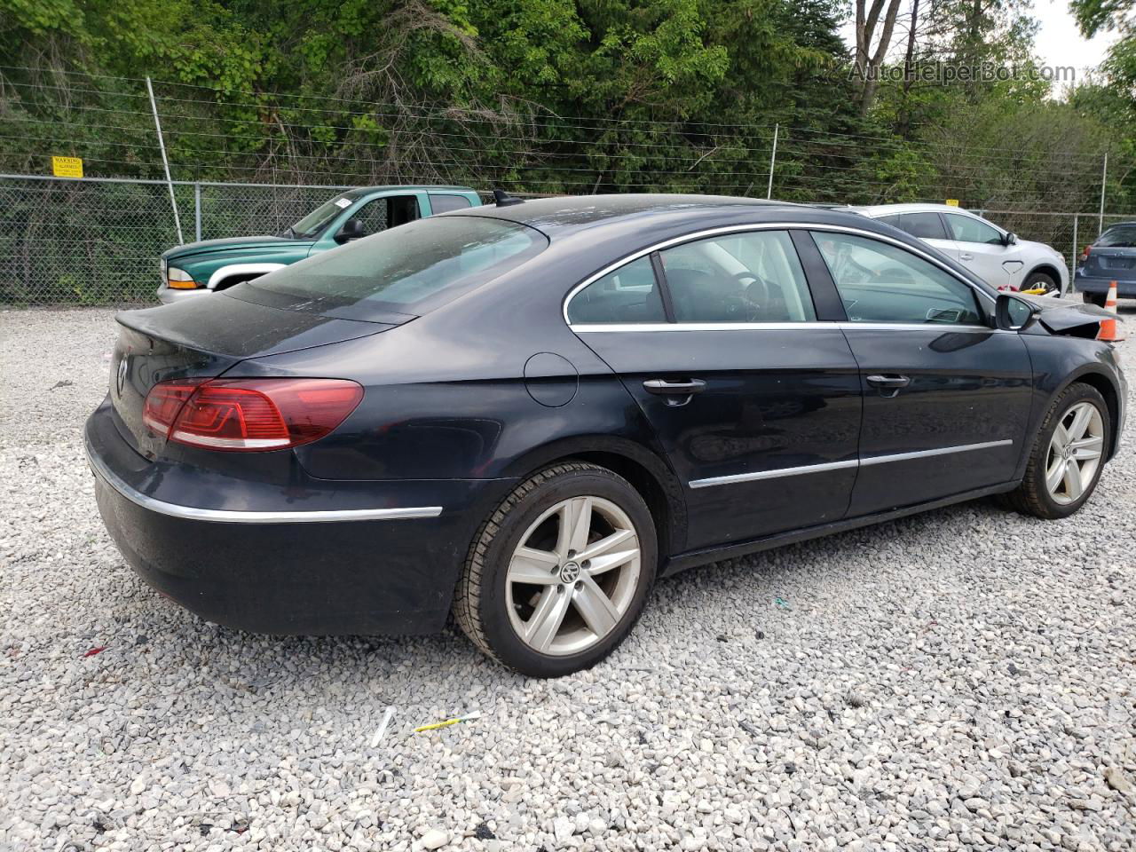 2014 Volkswagen Cc Sport Black vin: WVWAP7AN9EE506648