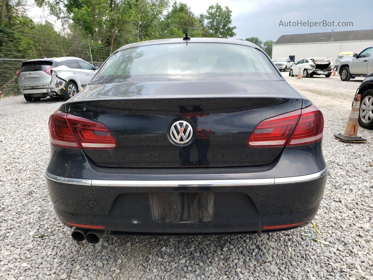 2014 Volkswagen Cc Sport Black vin: WVWAP7AN9EE506648