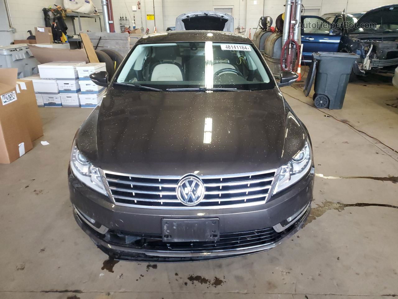 2014 Volkswagen Cc Sport Brown vin: WVWAP7ANXEE536113