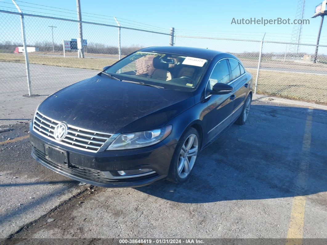 2013 Volkswagen Cc 2.0t Sport Plus Black vin: WVWBN7AN0DE529292