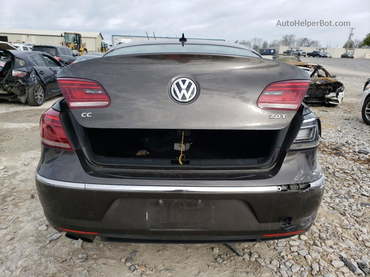 2013 Volkswagen Cc Sport Угольный vin: WVWBN7AN0DE541698