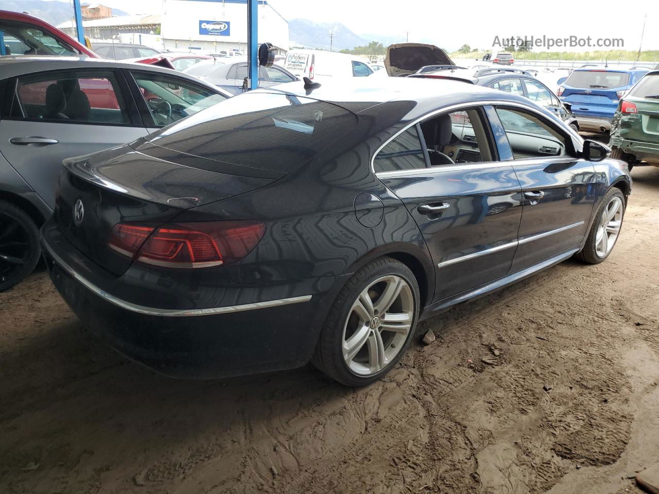 2013 Volkswagen Cc Sport Black vin: WVWBN7AN0DE544679