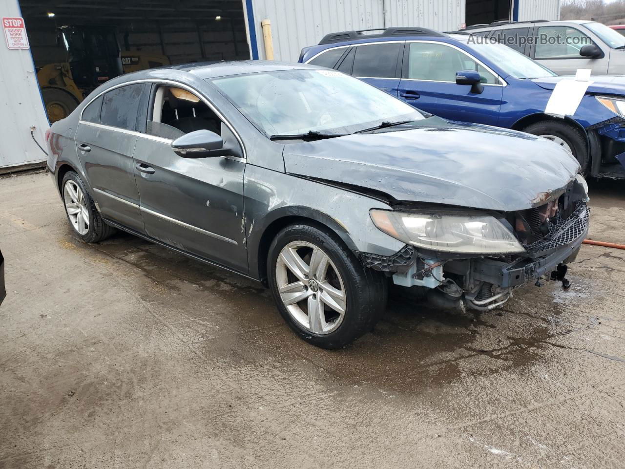 2013 Volkswagen Cc Sport Gray vin: WVWBN7AN0DE563801