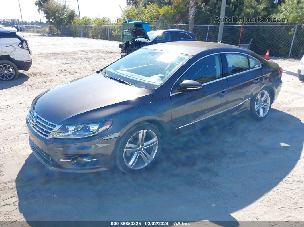 2014 Volkswagen Cc 2.0t R-line Dark Brown vin: WVWBN7AN0EE503972