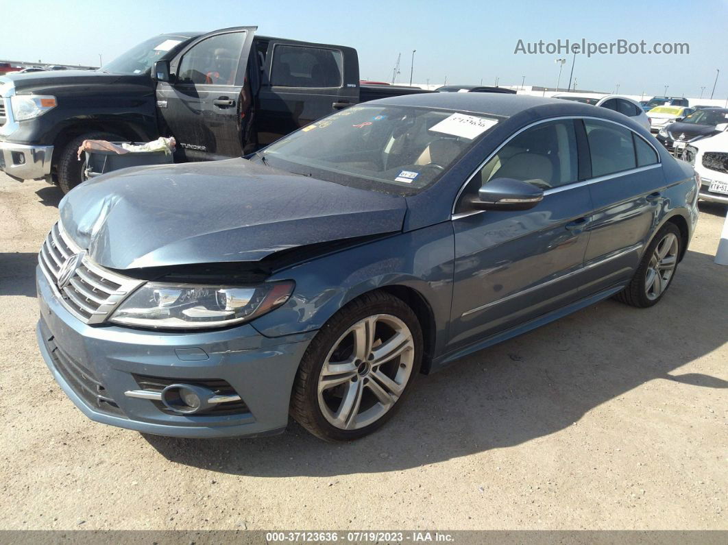 2016 Volkswagen Cc R-line Blue vin: WVWBN7AN0GE517454