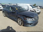 2016 Volkswagen Cc R-line Blue vin: WVWBN7AN0GE517454