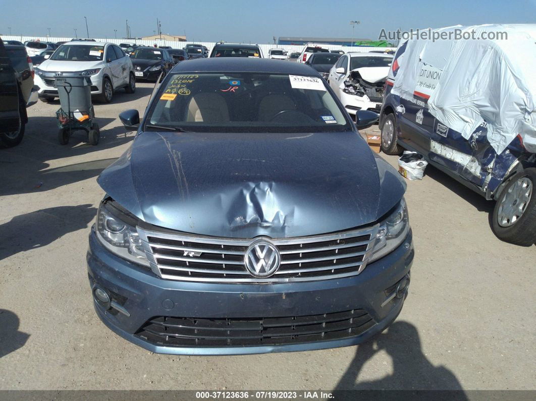 2016 Volkswagen Cc R-line Blue vin: WVWBN7AN0GE517454