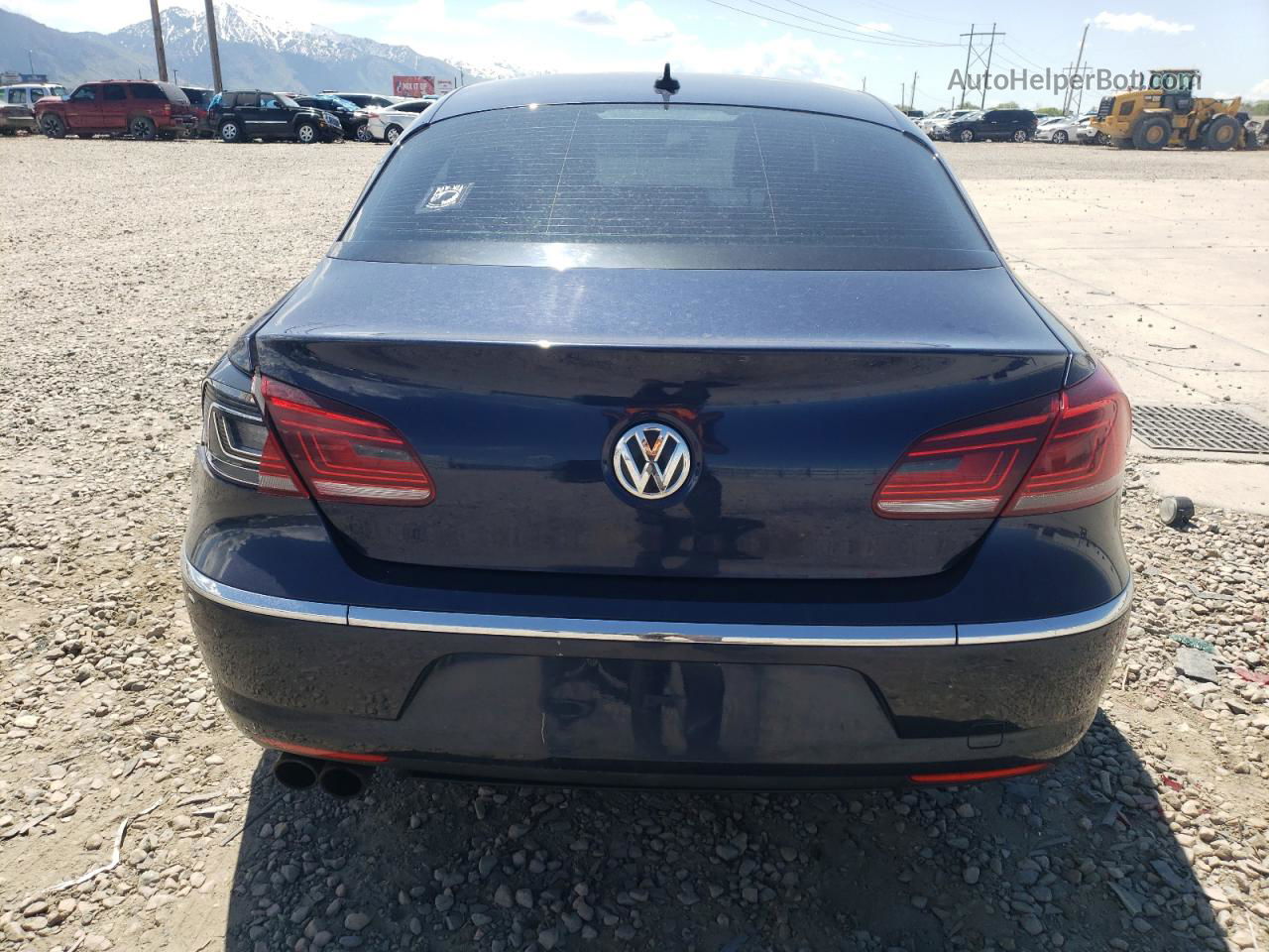 2013 Volkswagen Cc Sport Blue vin: WVWBN7AN1DE503753