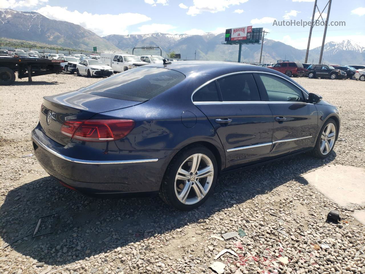 2013 Volkswagen Cc Sport Синий vin: WVWBN7AN1DE503753