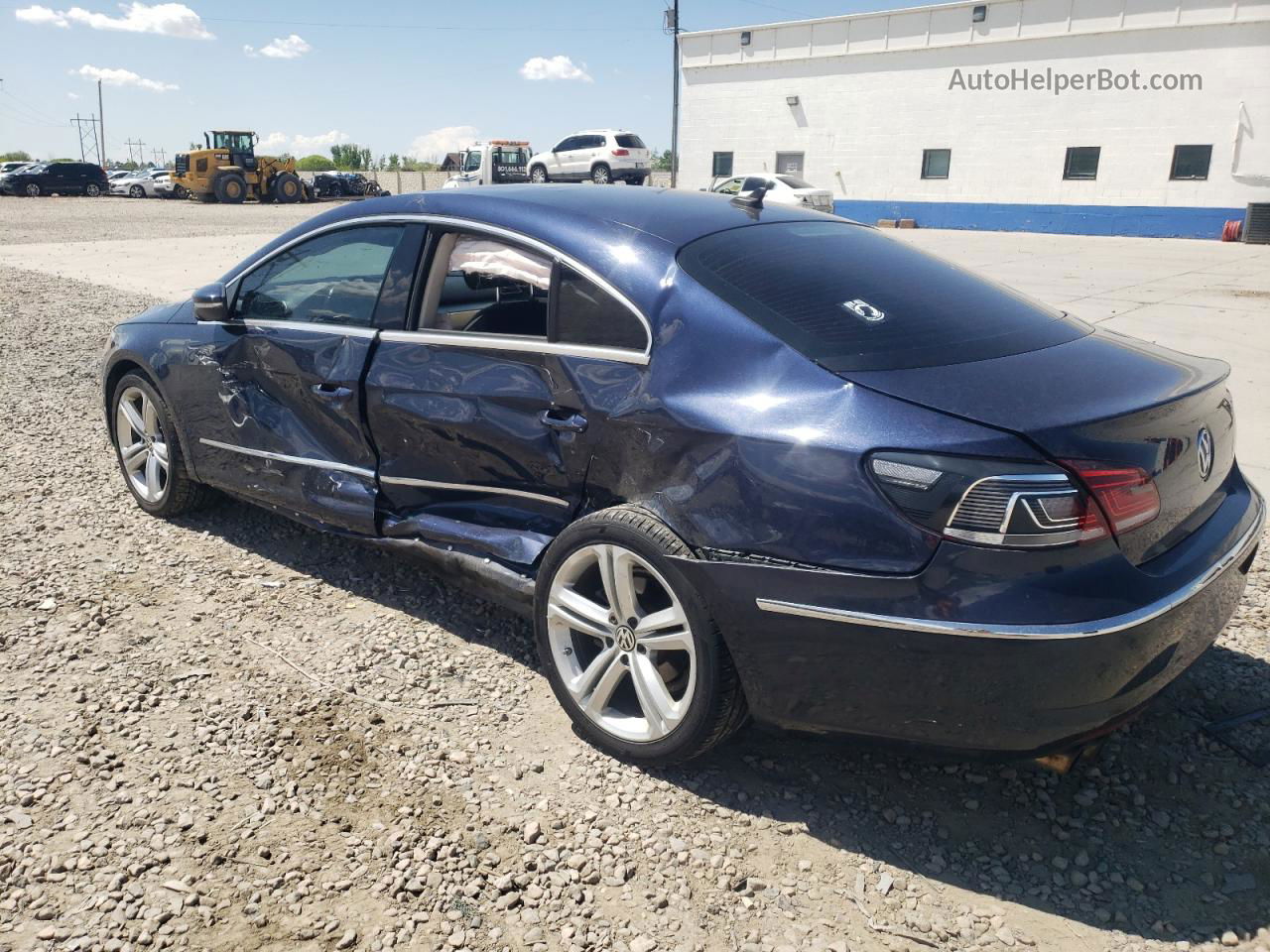 2013 Volkswagen Cc Sport Синий vin: WVWBN7AN1DE503753