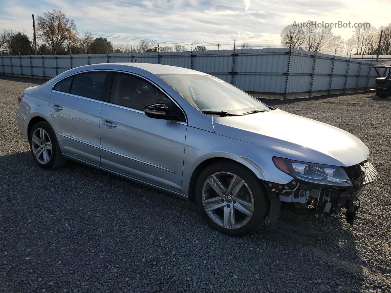 2013 Volkswagen Cc Sport Silver vin: WVWBN7AN1DE536235