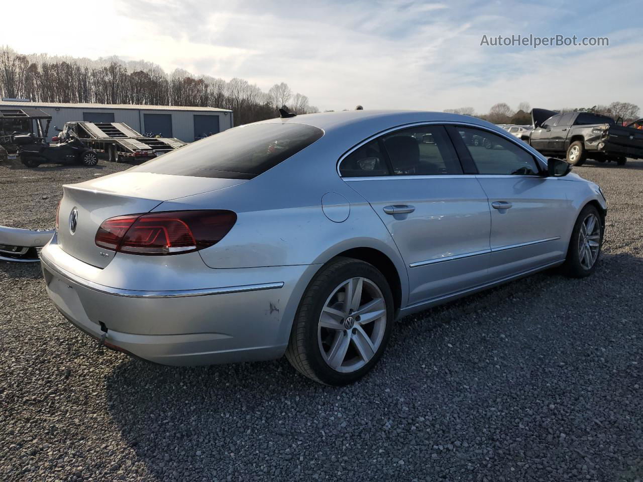 2013 Volkswagen Cc Sport Silver vin: WVWBN7AN1DE536235