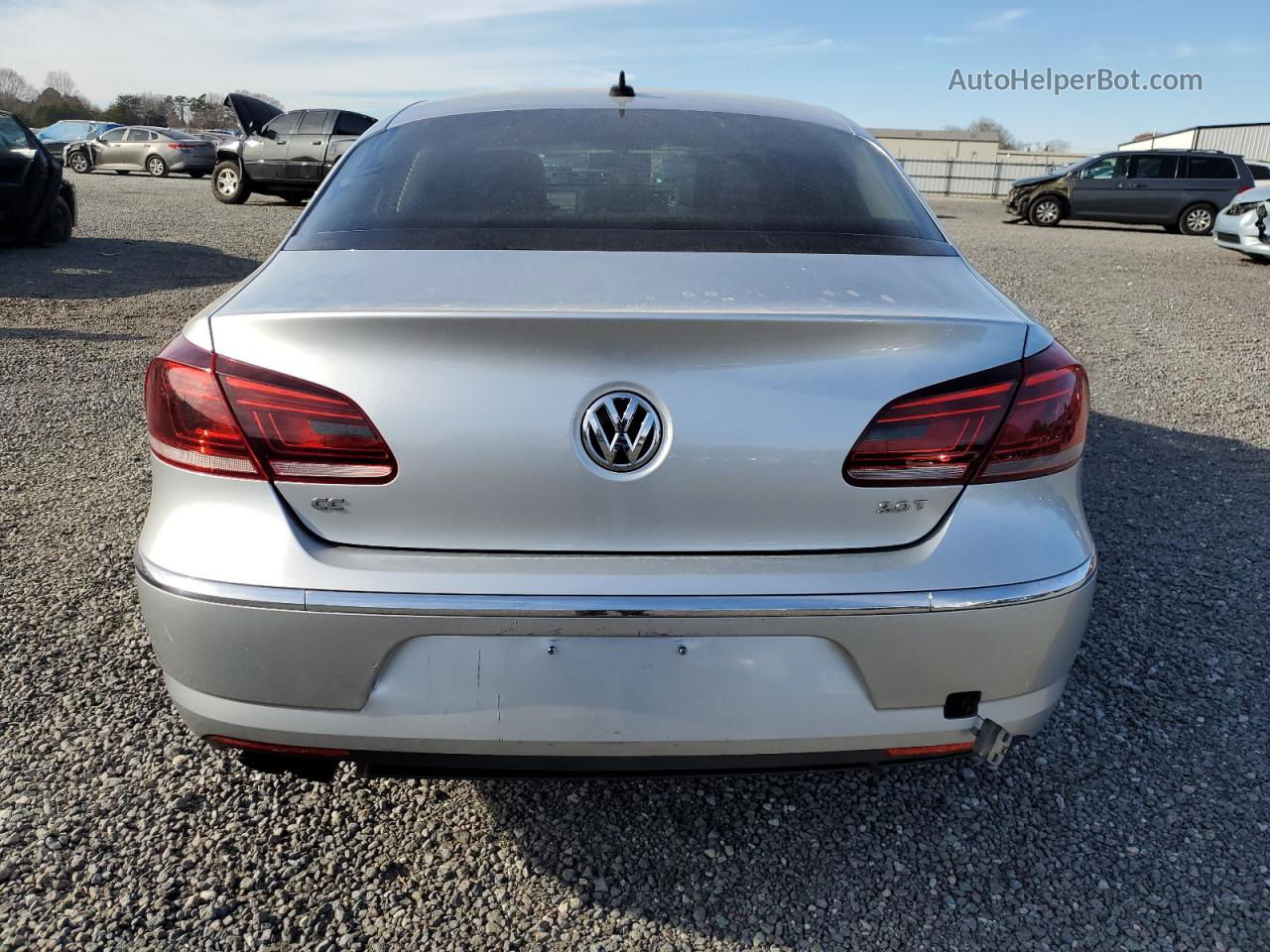 2013 Volkswagen Cc Sport Silver vin: WVWBN7AN1DE536235