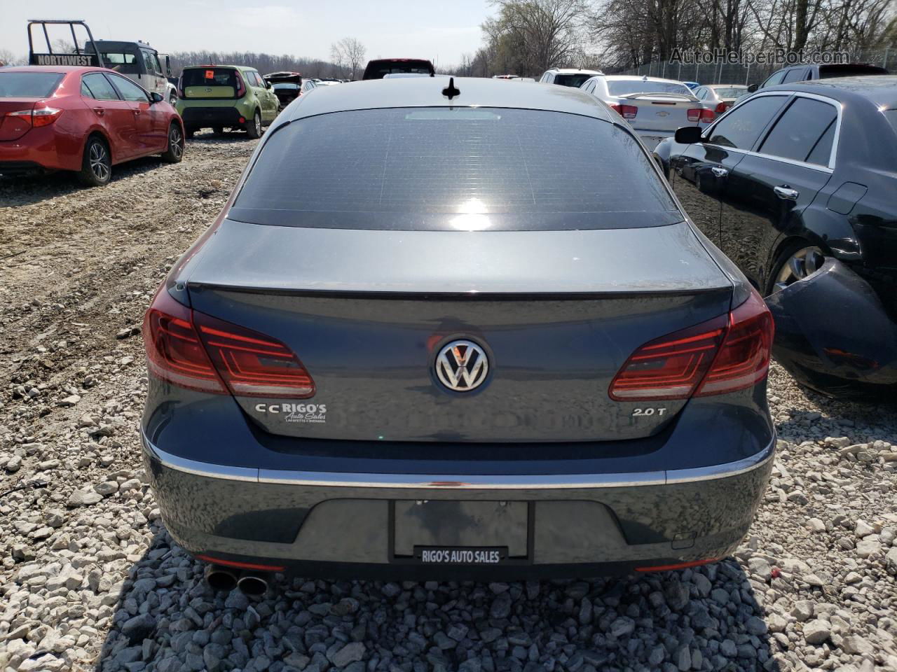 2013 Volkswagen Cc Sport Gray vin: WVWBN7AN1DE556727