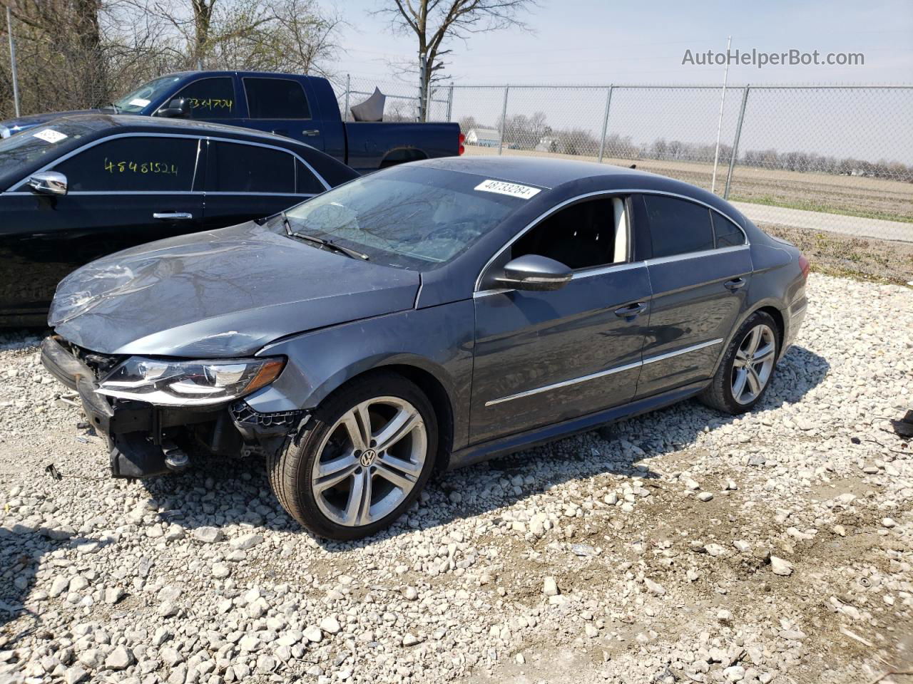 2013 Volkswagen Cc Sport Gray vin: WVWBN7AN1DE556727