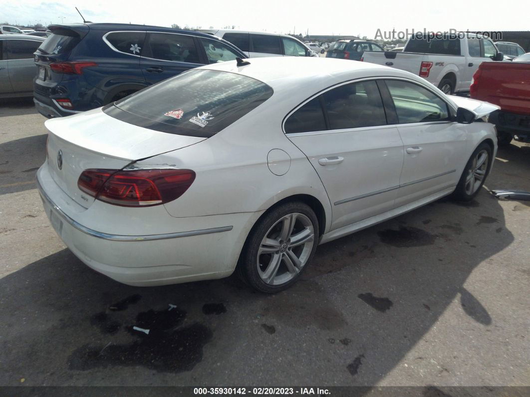 2014 Volkswagen Cc R-line White vin: WVWBN7AN1EE506007