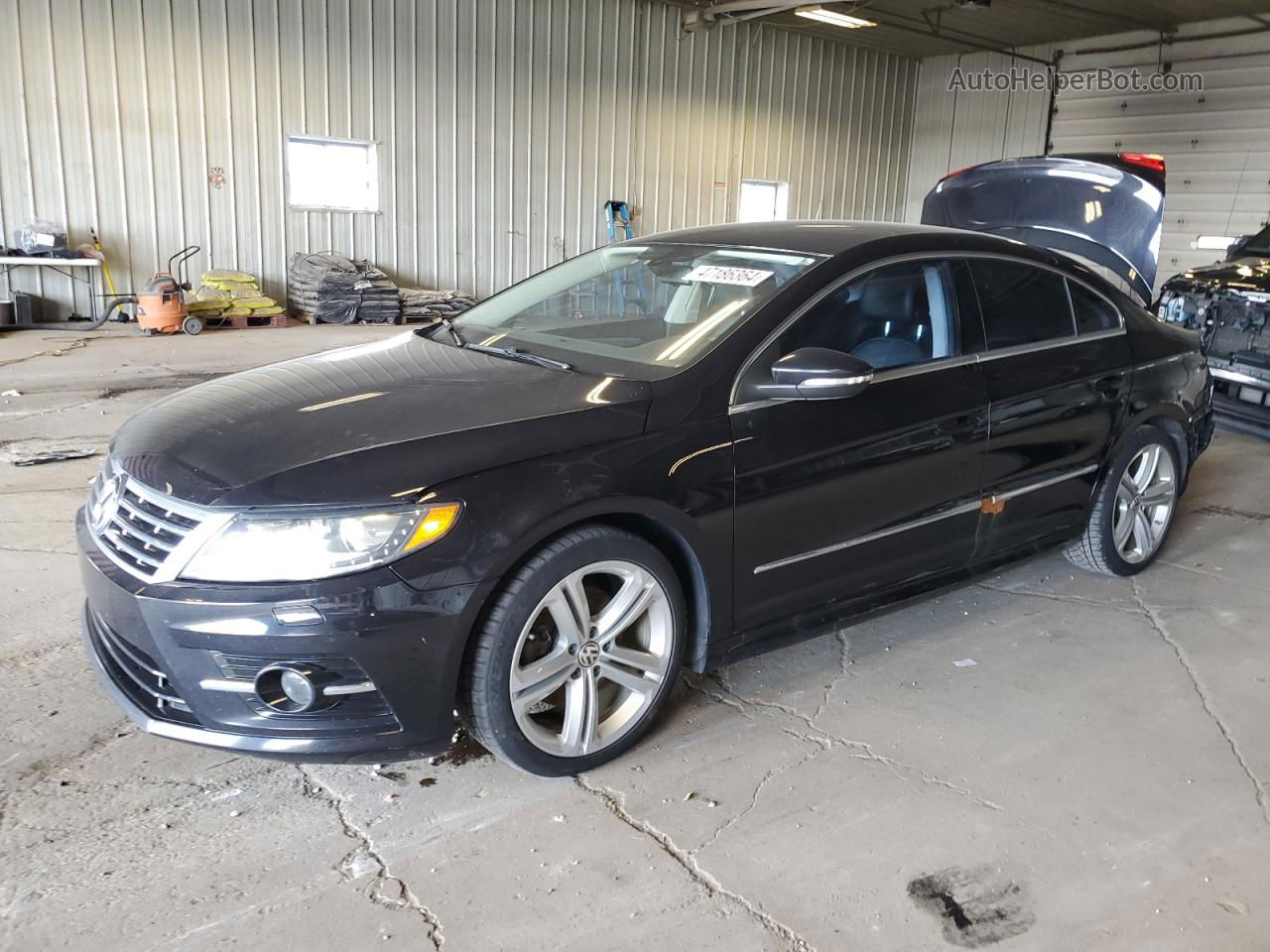 2014 Volkswagen Cc Sport Black vin: WVWBN7AN1EE538763