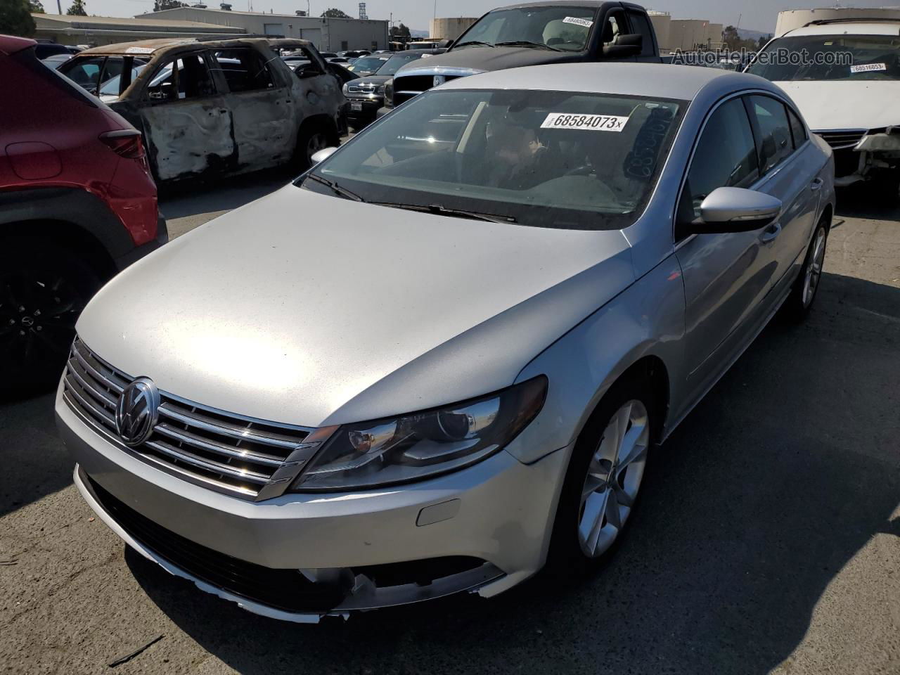 2016 Volkswagen Cc Base Silver vin: WVWBN7AN1GE500596