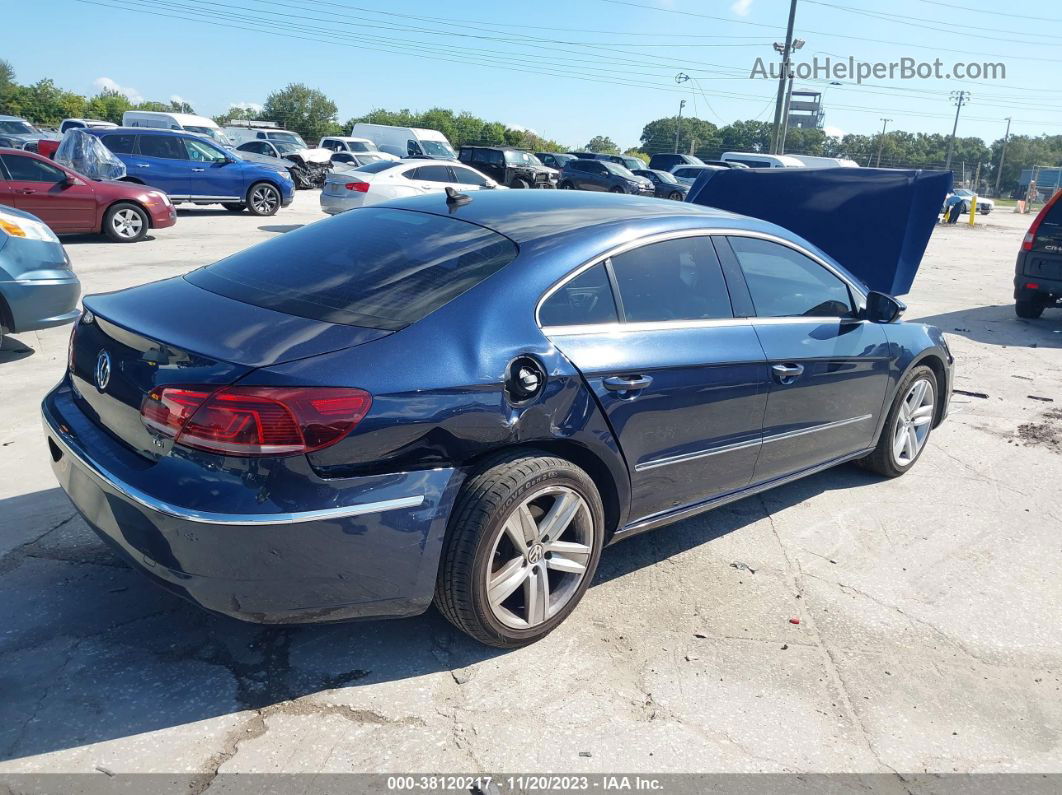 2016 Volkswagen Cc 2.0t Sport Dark Blue vin: WVWBN7AN1GE504549